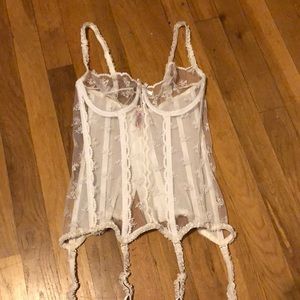 Agent Provocateur White Bustier/ Corset